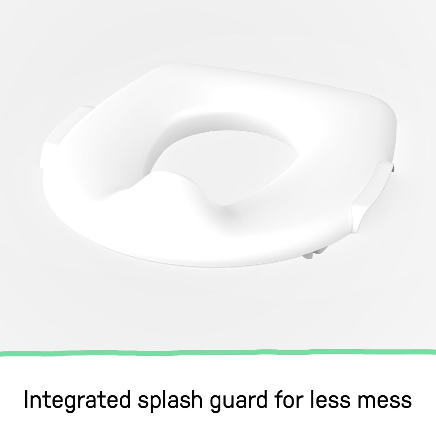 Summer Infant by Ingenuity My Size Potty Pro in White, Toddler Potty Training Toilet, Lifelike Flushing Sound, for Ages 18 Months+, Up to 50 Pounds - 7DAY'S