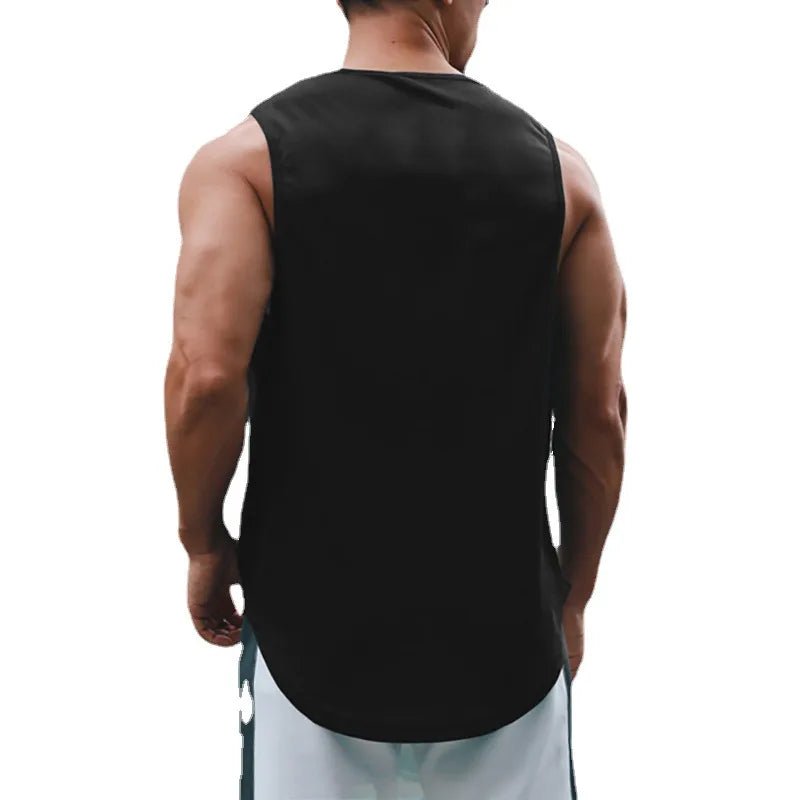 Summer Men's Gym Tank Top Fitness Training Clothing Quick - drying Loose Bodybuilding Sleeveless Shirt Men Fashion Basketball Vest - 7DAY'S