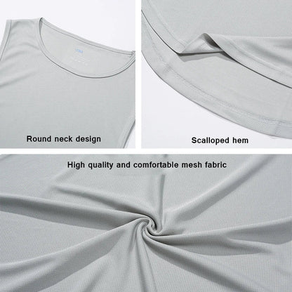 Summer Men's Gym Tank Top Fitness Training Clothing Quick - drying Loose Bodybuilding Sleeveless Shirt Men Fashion Basketball Vest - 7DAY'S