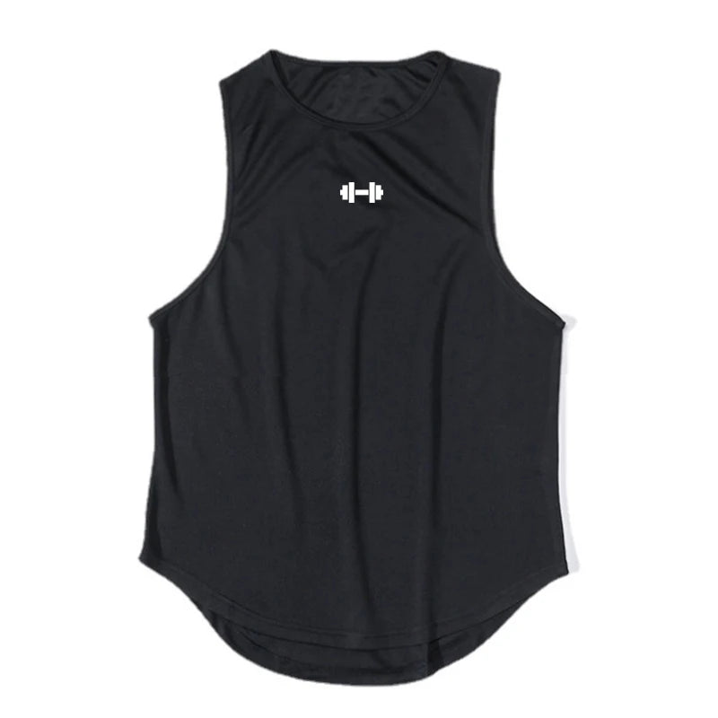 Summer Men's Gym Tank Top Fitness Training Clothing Quick - drying Loose Bodybuilding Sleeveless Shirt Men Fashion Basketball Vest - 7DAY'S