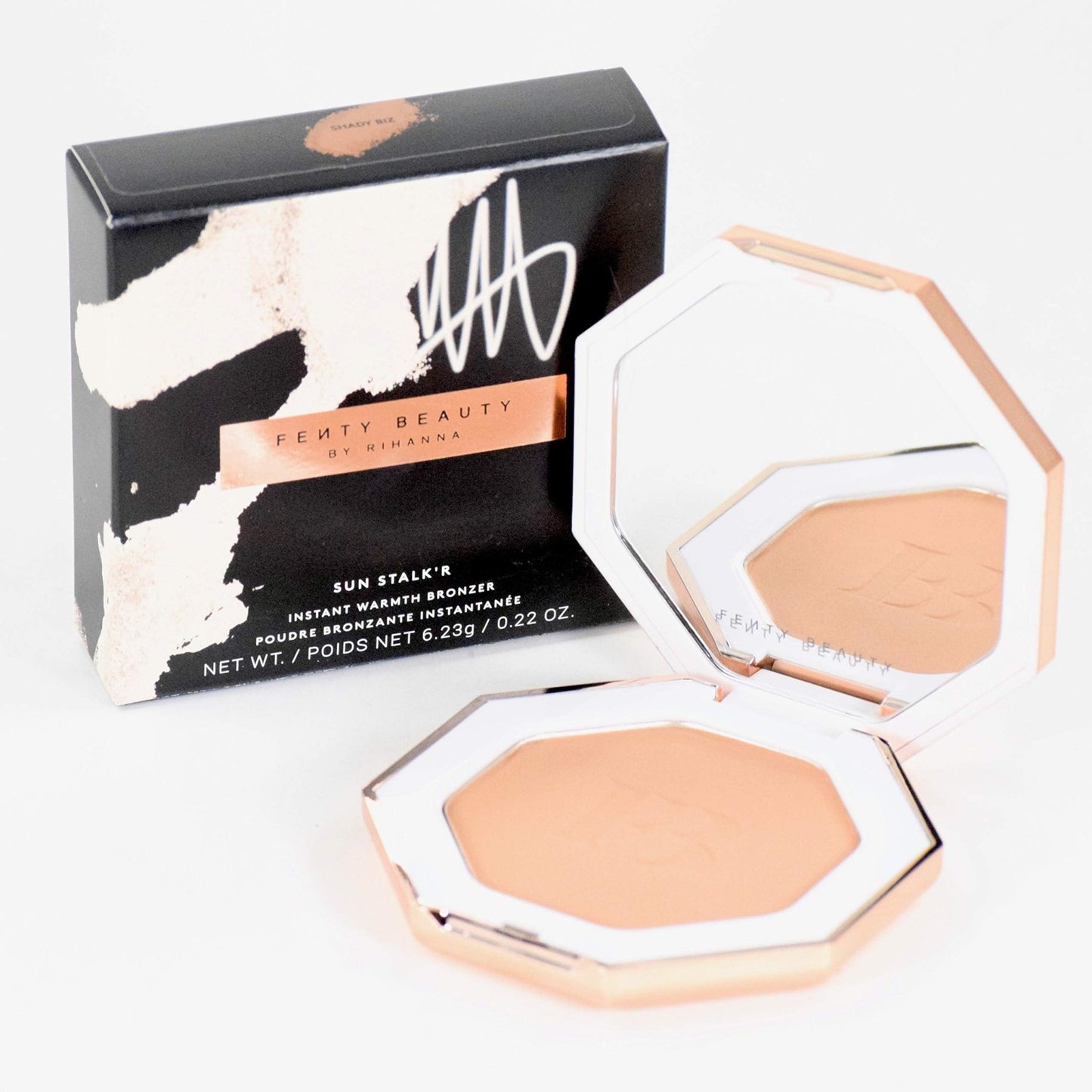 Sun Stalkr Instant Warmth Bronzer - 03 Private Island by Fenty Beauty for Women - 0.22 oz Bronzer - 7DAY'S