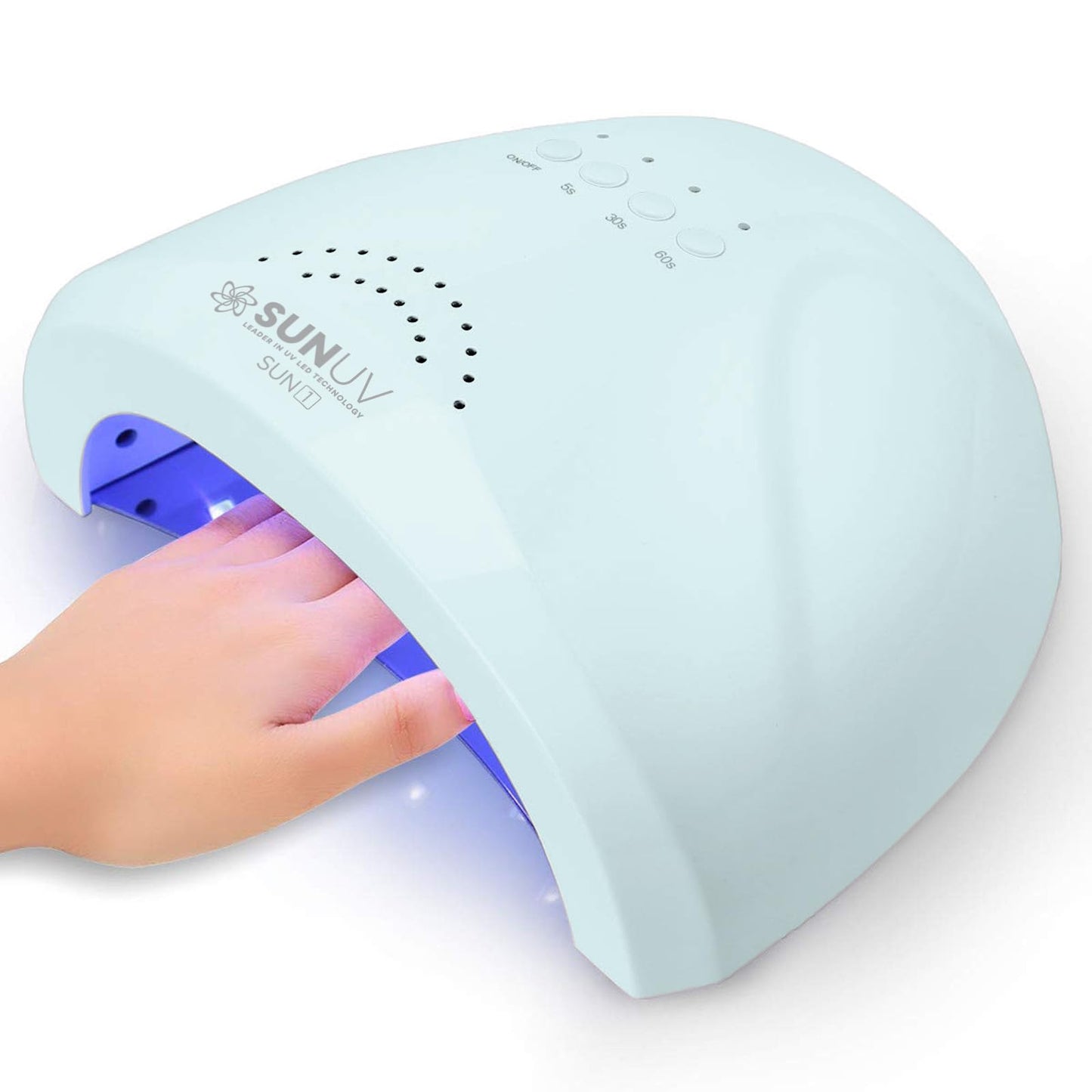 SUNUV UV LED Nail Lamp, Gel Light for Nail Polish UV Dryer with 3 Timers SUNone White - 7DAY'S