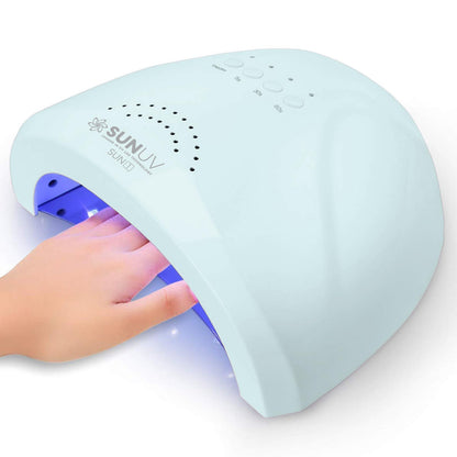 SUNUV UV LED Nail Lamp, Gel Light for Nail Polish UV Dryer with 3 Timers SUNone White - 7DAY'S
