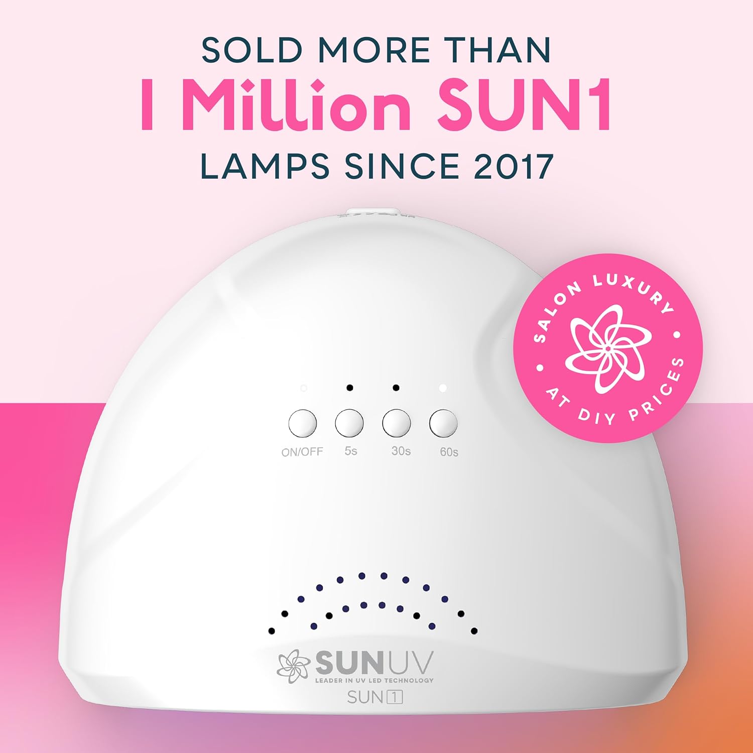 SUNUV UV LED Nail Lamp, Gel Light for Nail Polish UV Dryer with 3 Timers SUNone White - 7DAY'S