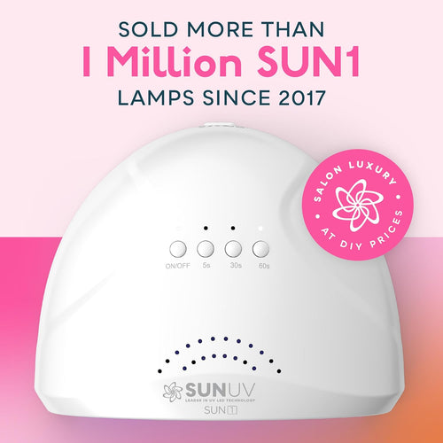 SUNUV UV LED Nail Lamp, Gel Light for Nail Polish UV Dryer with 3 Timers SUNone White - 7DAY'S