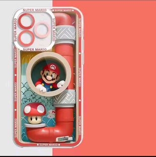 Super Mario 3D Phone Case for Samsung Galaxy S25 S24 S22 S23 Plus Note 20 Ultra 5G S21 S20 S24 FE TPU Cove - 7DAY'S