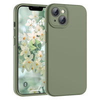 SUPFINE Designed for iPhone 12 Case,Premium Liquid Silicone with [Soft Anti - Scratch Microfiber Lining][Upgraded Camera Protection] Slim Shockproof Protective Phone Case for Men Women Girls,Black - 7DAY'S