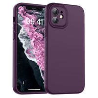 SUPFINE Designed for iPhone 12 Case,Premium Liquid Silicone with [Soft Anti - Scratch Microfiber Lining][Upgraded Camera Protection] Slim Shockproof Protective Phone Case for Men Women Girls,Black - 7DAY'S