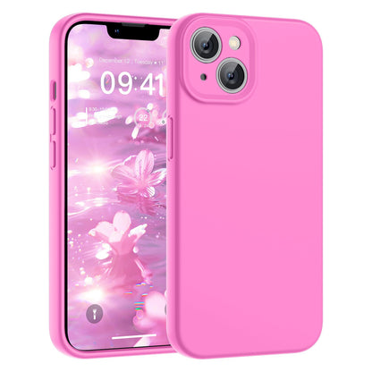 SUPFINE Designed for iPhone 12 Case,Premium Liquid Silicone with [Soft Anti - Scratch Microfiber Lining][Upgraded Camera Protection] Slim Shockproof Protective Phone Case for Men Women Girls,Black - 7DAY'S