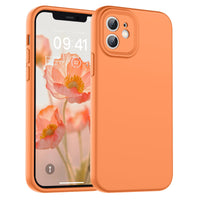 SUPFINE Designed for iPhone 12 Case,Premium Liquid Silicone with [Soft Anti - Scratch Microfiber Lining][Upgraded Camera Protection] Slim Shockproof Protective Phone Case for Men Women Girls,Black - 7DAY'S