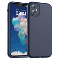 SUPFINE Designed for iPhone 12 Case,Premium Liquid Silicone with [Soft Anti - Scratch Microfiber Lining][Upgraded Camera Protection] Slim Shockproof Protective Phone Case for Men Women Girls,Black - 7DAY'S