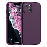 SUPFINE Designed for iPhone 12 Case,Premium Liquid Silicone with [Soft Anti - Scratch Microfiber Lining][Upgraded Camera Protection] Slim Shockproof Protective Phone Case for Men Women Girls,Black - 7DAY'S