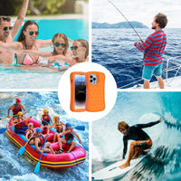 SUPFINE Floating Phone Case for iPhone 15 Pro Max/15 Plus/14 Pro Max/14 Plus/13 Pro Max/12 Pro Max EVA Material Case with Waterproof Dry Bags and Lanyard, 20FT Powerful Drop Protective Cover - 6.7 inch - 7DAY'S