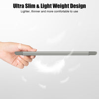 SUPFINE for 10.2 Inch iPad 9th Generation Case 2021, with [ Glass Screen Protector ]/ iPad 8th/7th Generation Case 2020/2019, Slim Stand Translucent Back Shell Cover, Black - 7DAY'S