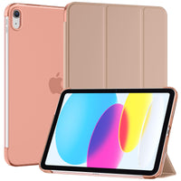 SUPFINE for iPad (A16) 11th Generation Case 11 inch 2025 & iPad 10th Generation Case 10.9 inch 2022, Slim Stand Hard PC Translucent Back Shell Cover (Support Touch ID, Auto Wake/Sleep), Black - 7DAY'S