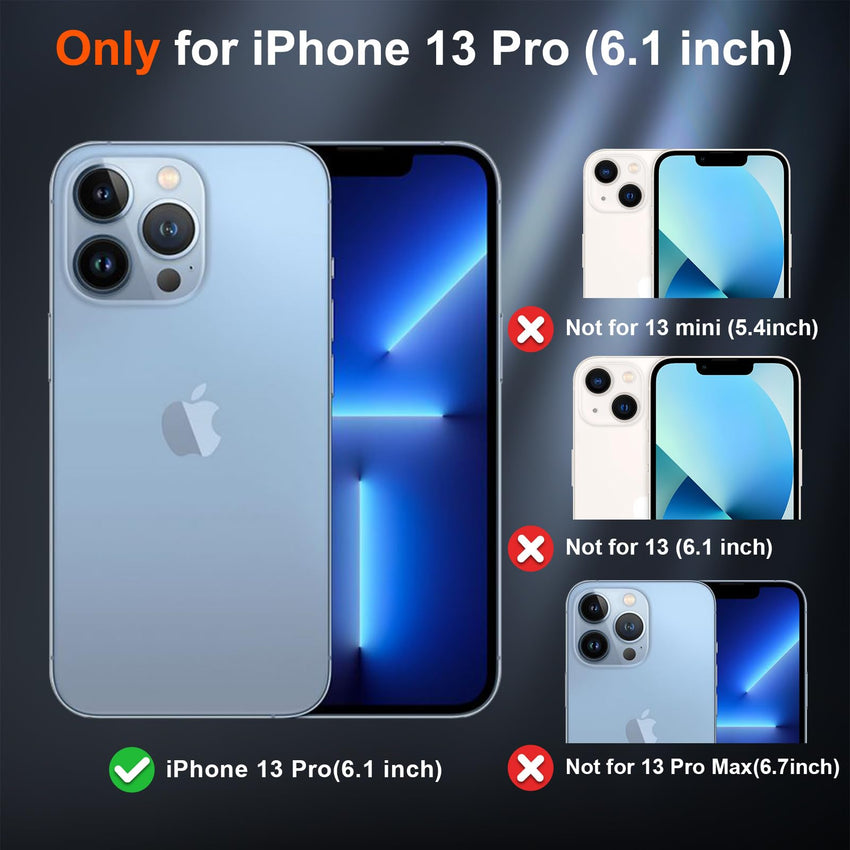 SUPFINE Magnetic for iPhone 12 Pro Max Case, [Compatible with MagSafe][10 FT Military Grade Drop Protection] [Dual Layer Structure Protection] Heavy Duty Full - Body Shockproof Phone Case, Black - 7DAY'S