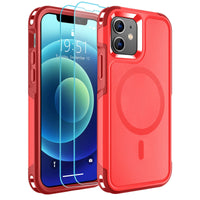 SUPFINE Magnetic for iPhone 12 Pro Max Case, [Compatible with MagSafe][10 FT Military Grade Drop Protection] [Dual Layer Structure Protection] Heavy Duty Full - Body Shockproof Phone Case, Black - 7DAY'S
