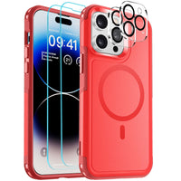 SUPFINE Magnetic for iPhone 12 Pro Max Case, [Compatible with MagSafe][10 FT Military Grade Drop Protection] [Dual Layer Structure Protection] Heavy Duty Full - Body Shockproof Phone Case, Black - 7DAY'S