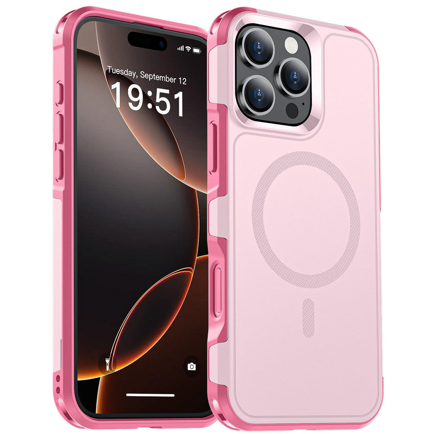 SUPFINE Magnetic for iPhone 12 Pro Max Case, [Compatible with MagSafe][10 FT Military Grade Drop Protection] [Dual Layer Structure Protection] Heavy Duty Full - Body Shockproof Phone Case, Black - 7DAY'S