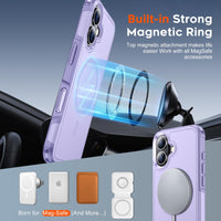 SUPFINE Magnetic for iPhone 12 Pro Max Case, [Compatible with MagSafe][10 FT Military Grade Drop Protection] [Dual Layer Structure Protection] Heavy Duty Full - Body Shockproof Phone Case, Black - 7DAY'S