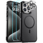 SUPFINE Magnetic for iPhone 12 Pro Max Case, [Compatible with MagSafe][10 FT Military Grade Drop Protection] [Dual Layer Structure Protection] Heavy Duty Full - Body Shockproof Phone Case, Black - 7DAY'S