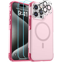 SUPFINE Magnetic for iPhone 12 Pro Max Case, [Compatible with MagSafe][10 FT Military Grade Drop Protection] [Dual Layer Structure Protection] Heavy Duty Full - Body Shockproof Phone Case, Black - 7DAY'S