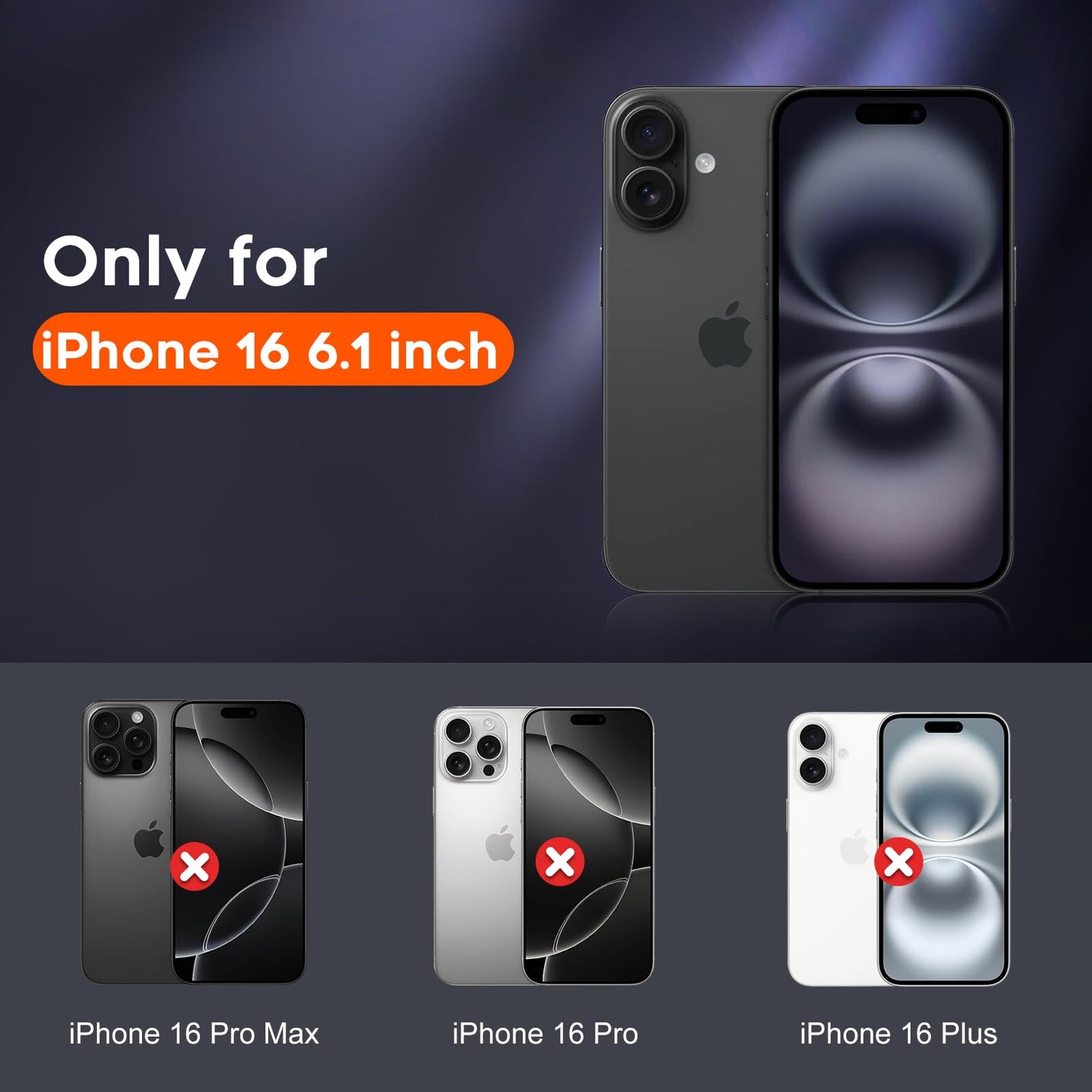 SUPFINE Magnetic for iPhone 12 Pro Max Case, [Compatible with MagSafe][10 FT Military Grade Drop Protection] [Dual Layer Structure Protection] Heavy Duty Full - Body Shockproof Phone Case, Black - 7DAY'S
