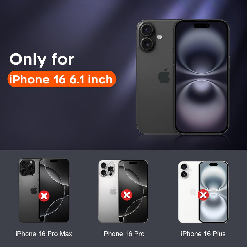 SUPFINE Magnetic for iPhone 12 Pro Max Case, [Compatible with MagSafe][10 FT Military Grade Drop Protection] [Dual Layer Structure Protection] Heavy Duty Full - Body Shockproof Phone Case, Black - 7DAY'S