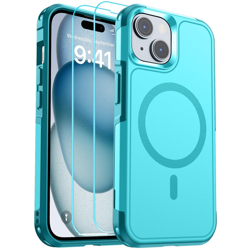 SUPFINE Magnetic for iPhone 12 Pro Max Case, [Compatible with MagSafe][10 FT Military Grade Drop Protection] [Dual Layer Structure Protection] Heavy Duty Full - Body Shockproof Phone Case, Black - 7DAY'S