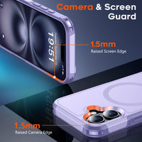 SUPFINE Magnetic for iPhone 12 Pro Max Case, [Compatible with MagSafe][10 FT Military Grade Drop Protection] [Dual Layer Structure Protection] Heavy Duty Full - Body Shockproof Phone Case, Black - 7DAY'S