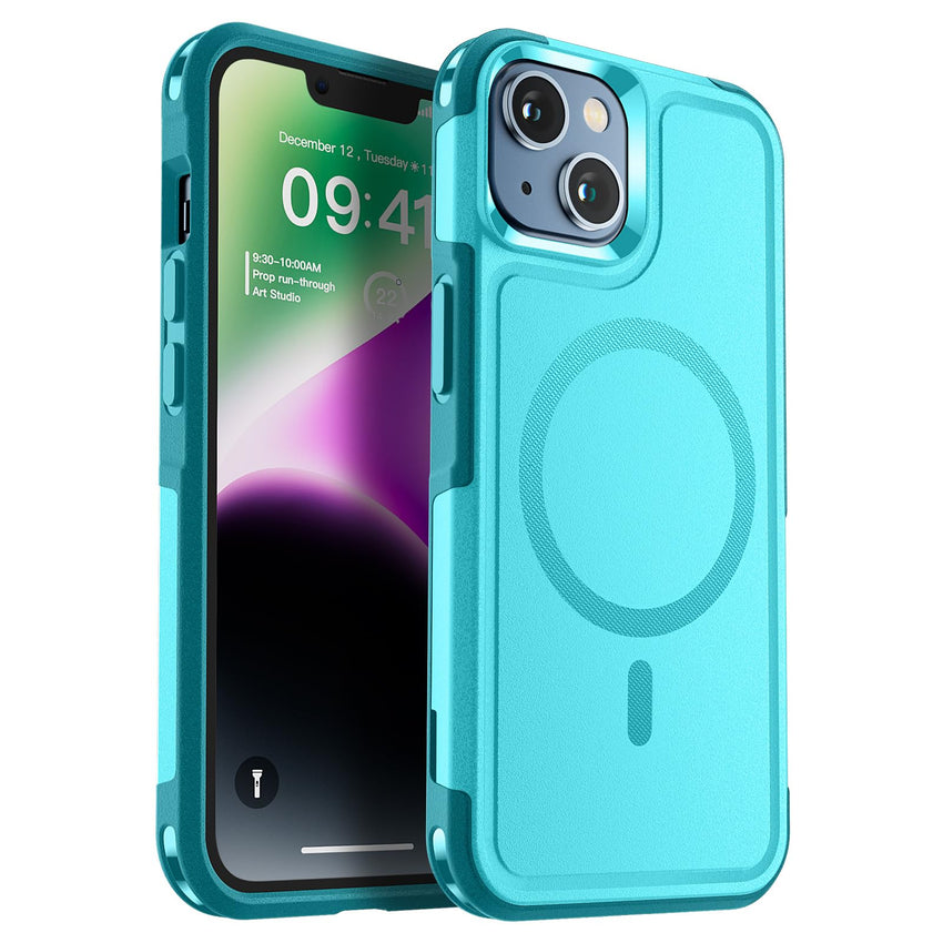 SUPFINE Magnetic for iPhone 12 Pro Max Case, [Compatible with MagSafe][10 FT Military Grade Drop Protection] [Dual Layer Structure Protection] Heavy Duty Full - Body Shockproof Phone Case, Black - 7DAY'S