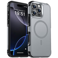 SUPFINE Magnetic for iPhone 12 Pro Max Case, [Compatible with MagSafe][10 FT Military Grade Drop Protection] [Dual Layer Structure Protection] Heavy Duty Full - Body Shockproof Phone Case, Black - 7DAY'S