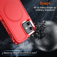 SUPFINE Magnetic for iPhone 12 Pro Max Case, [Compatible with MagSafe][10 FT Military Grade Drop Protection] [Dual Layer Structure Protection] Heavy Duty Full - Body Shockproof Phone Case, Black - 7DAY'S