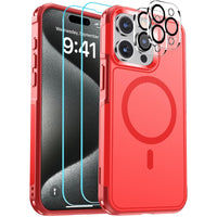 SUPFINE Magnetic for iPhone 12 Pro Max Case, [Compatible with MagSafe][10 FT Military Grade Drop Protection] [Dual Layer Structure Protection] Heavy Duty Full - Body Shockproof Phone Case, Black - 7DAY'S