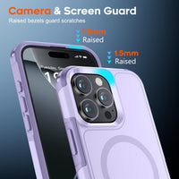 SUPFINE Magnetic for iPhone 12 Pro Max Case, [Compatible with MagSafe][10 FT Military Grade Drop Protection] [Dual Layer Structure Protection] Heavy Duty Full - Body Shockproof Phone Case, Black - 7DAY'S