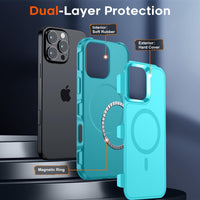 SUPFINE Magnetic for iPhone 12 Pro Max Case, [Compatible with MagSafe][10 FT Military Grade Drop Protection] [Dual Layer Structure Protection] Heavy Duty Full - Body Shockproof Phone Case, Black - 7DAY'S