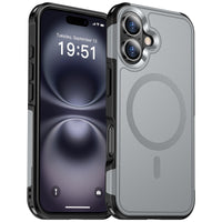 SUPFINE Magnetic for iPhone 12 Pro Max Case, [Compatible with MagSafe][10 FT Military Grade Drop Protection] [Dual Layer Structure Protection] Heavy Duty Full - Body Shockproof Phone Case, Black - 7DAY'S