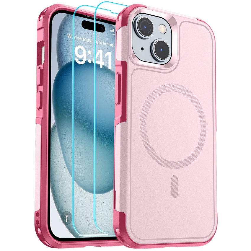SUPFINE Magnetic for iPhone 12 Pro Max Case, [Compatible with MagSafe][10 FT Military Grade Drop Protection] [Dual Layer Structure Protection] Heavy Duty Full - Body Shockproof Phone Case, Black - 7DAY'S
