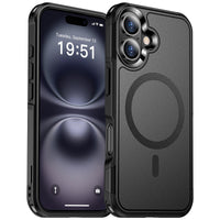 SUPFINE Magnetic for iPhone 12 Pro Max Case, [Compatible with MagSafe][10 FT Military Grade Drop Protection] [Dual Layer Structure Protection] Heavy Duty Full - Body Shockproof Phone Case, Black - 7DAY'S