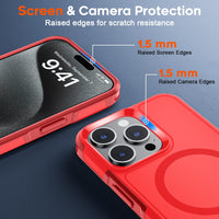 SUPFINE Magnetic for iPhone 12 Pro Max Case, [Compatible with MagSafe][10 FT Military Grade Drop Protection] [Dual Layer Structure Protection] Heavy Duty Full - Body Shockproof Phone Case, Black - 7DAY'S