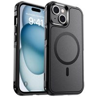 SUPFINE Magnetic for iPhone 12 Pro Max Case, [Compatible with MagSafe][10 FT Military Grade Drop Protection] [Dual Layer Structure Protection] Heavy Duty Full - Body Shockproof Phone Case, Black - 7DAY'S