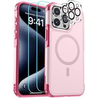 SUPFINE Magnetic for iPhone 12 Pro Max Case, [Compatible with MagSafe][10 FT Military Grade Drop Protection] [Dual Layer Structure Protection] Heavy Duty Full - Body Shockproof Phone Case, Black - 7DAY'S