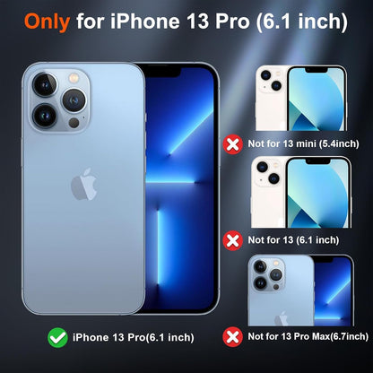 SUPFINE Magnetic for iPhone 13 Pro Case, [Compatible with MagSafe][10 FT Military Grade Drop Protection] [Dual Layer Structure Protection] Heavy Duty Full - Body Shockproof Phone Case,Gray - 7DAY'S