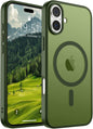 SUPFINE Magnetic for iPhone 14 Case & iPhone 13 Case (Compatible with MagSafe)(Military Grade Drop Protection) Translucent Matte Shockproof Phone Cover,Black - 7DAY'S