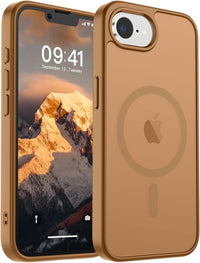 SUPFINE Magnetic for iPhone 14 Case & iPhone 13 Case (Compatible with MagSafe)(Military Grade Drop Protection) Translucent Matte Shockproof Phone Cover,Black - 7DAY'S