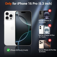 SUPFINE Magnetic for iPhone 16 Pro Case (Compatible with MagSafe) (Military Grade Drop Protection) Slim Translucent Matte Shockproof with Anti - Fingerprint Phone Case,Antique White - 7DAY'S