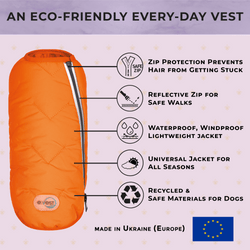 Sustainable Dog Jacket Vest - 7DAY'S