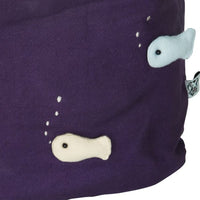 [Swimming Fish] Fabric Art School Backpack Outdoor Daypack - 7DAY'S