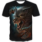 T-Shirt Men's 3D Cool Graphic Short Sleeve Tees Top Summer Pullover - 7DAY'S