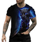 T-Shirt Men's 3D Cool Graphic Short Sleeve Tees Top Summer Pullover - 7DAY'S